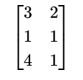 Rectangular Matrix