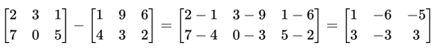 Subtraction