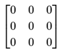 Zero Matrix